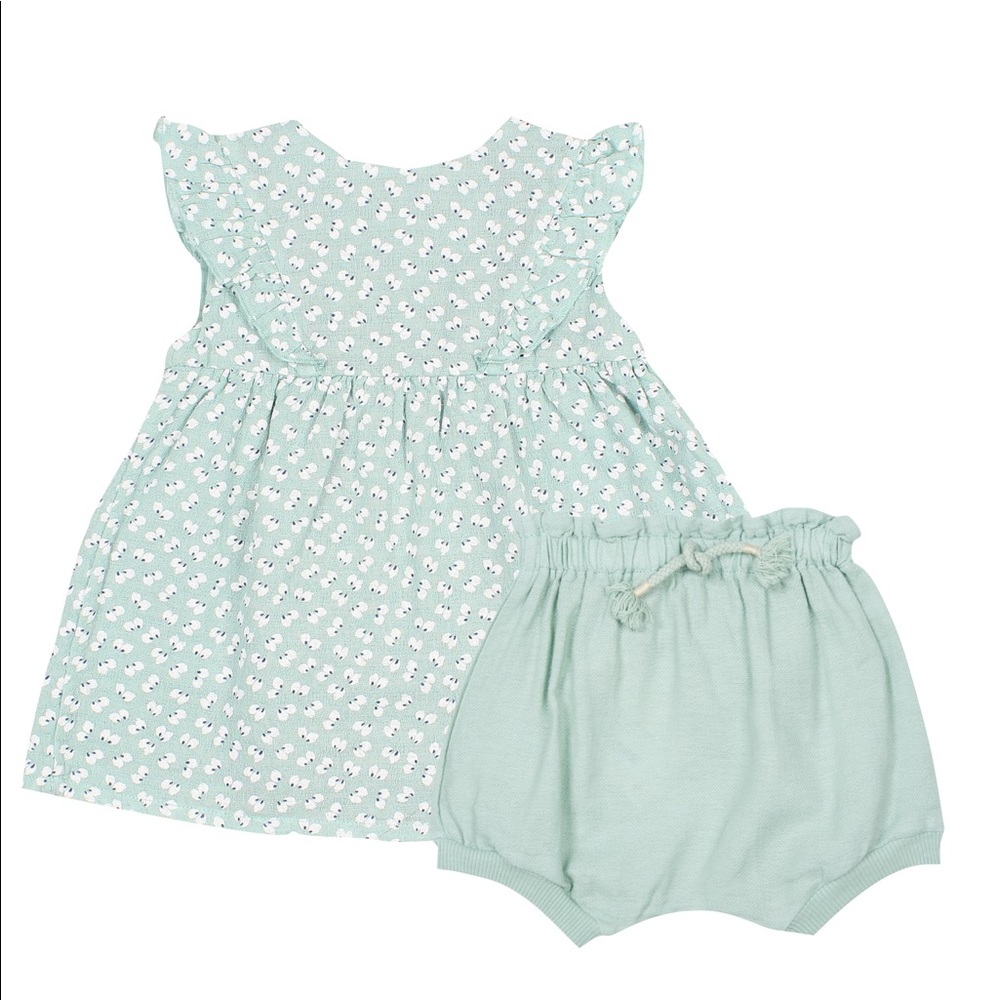 Búho Organic Cotton Dress & Bloomers
